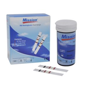Mission Hb Hemoglobin Testing Blood Strips